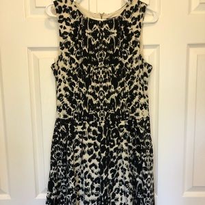Mossimo Black and White A-Line Dress